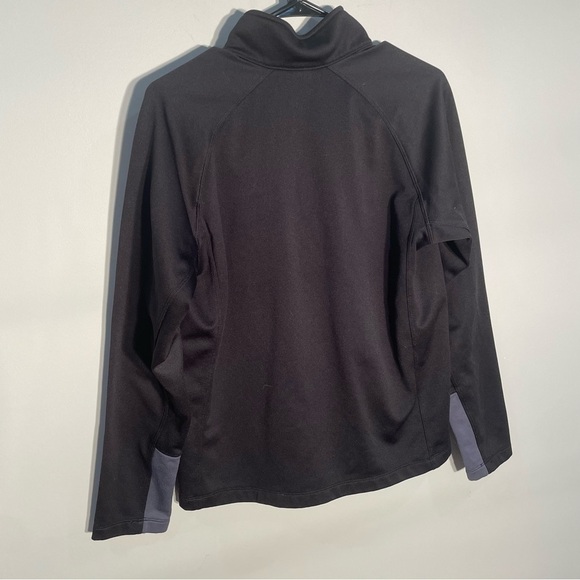 The North Face Mens Canyonlands 1/2 Zip Fleece Jacket Black & Blue Size m - Picture 6 of 9